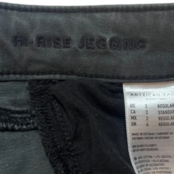AEO 2 pairs super stretch Jegging Jeans - Picture 8 of 10